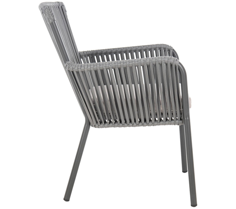 Paolo Stackable Rope Chair by Safavieh — View 3