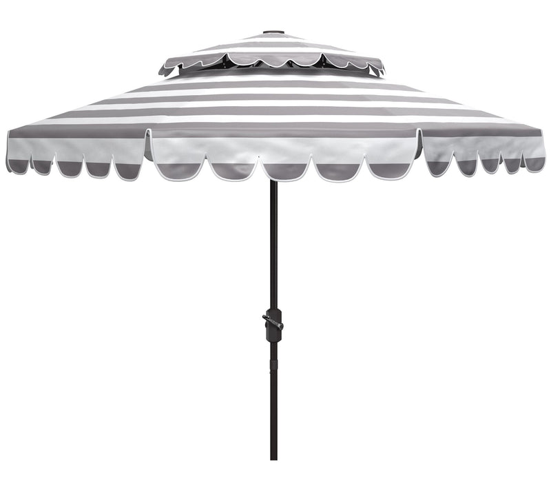 Vienna 9' Round Double Top Crank Umbrella by Safavieh — View 5