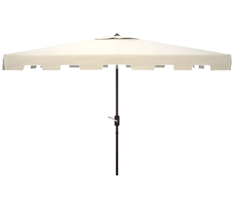 Zimmerman 6.5" x 10' Rectangular Market Umbrella by Safavieh — View 3