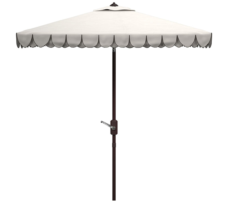 Elegant Valance 7.5' Square Umbrella by Safavieh — View 7