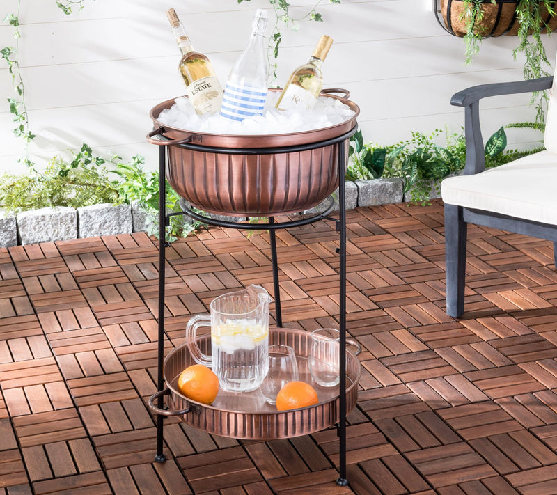 Naka Beverage Tub With Stand by Safavieh — View 4