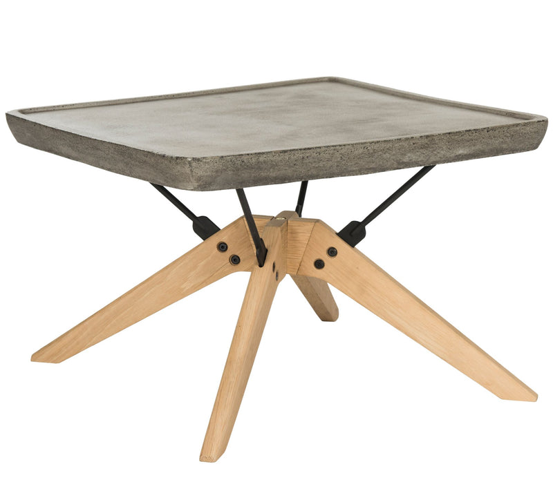 Delartin Indoor/Outdoor Concrete Coffee Table by Safavieh — View 2