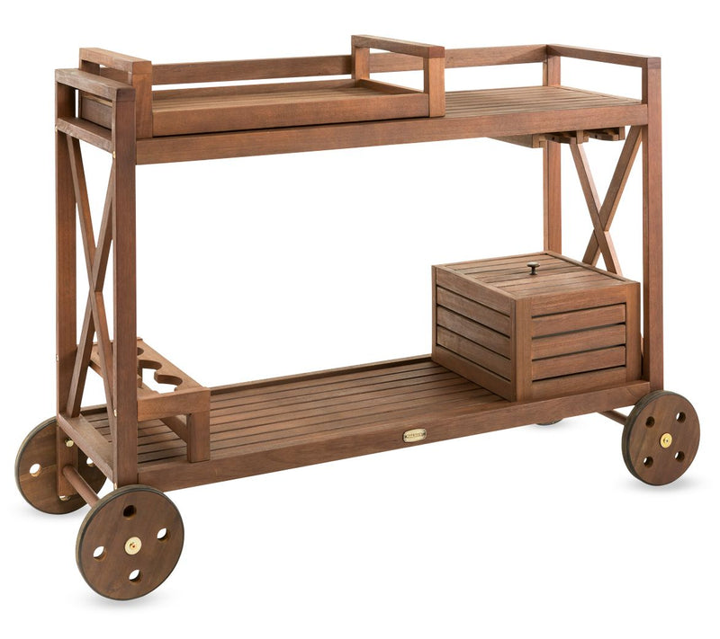 Claremont Bar Cart by Plow & Hearth — Main view