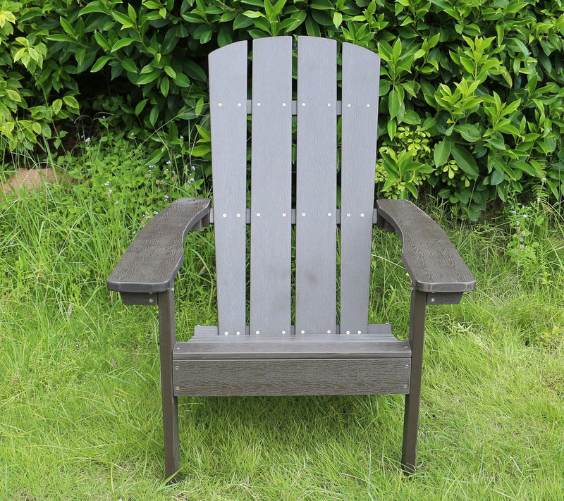 Northbeam Lakeside Faux Wood Adirondack Chair -Espresso — View 3