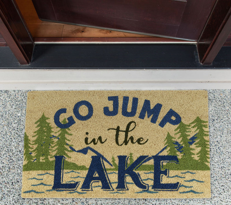 Design Imports Go Jump in the Lake Doormat — View 2