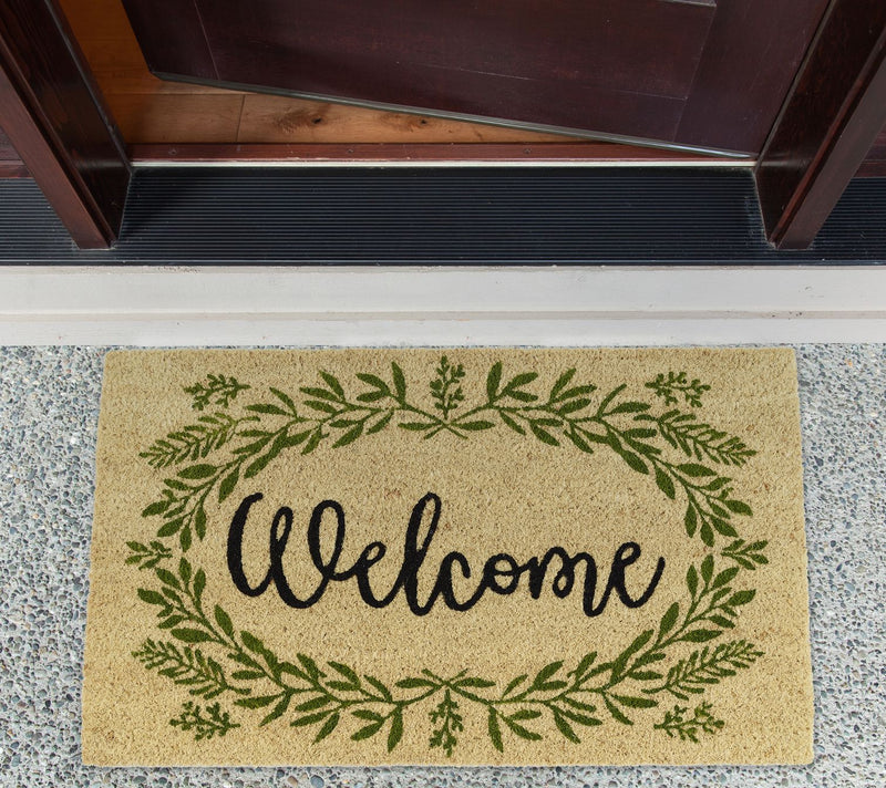 Design Imports Greenery Welcome Doormat — View 3