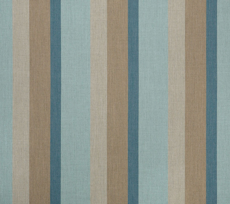 Set of 2 Indoor/Outdoor Sunbrella Blue Stripe Lumbar Pillows — View 2