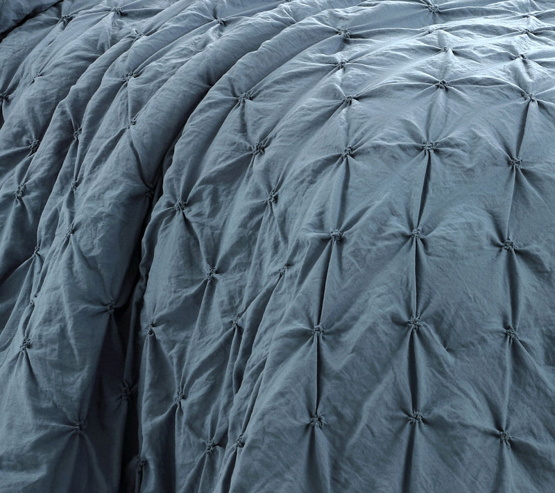 Ravello Pintuck 5-Piece King Comforter Set by Lush Decor — View 9