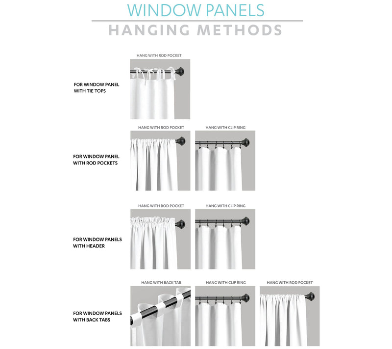 Ombre Stripe Yarn Dyed Cotton Window Panels byush Decor — View 13