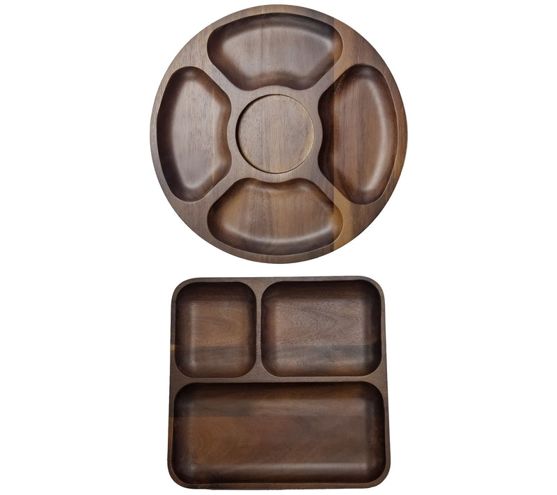 BergHOFF Acacia Wood 2-Piece Tray Set — View 2