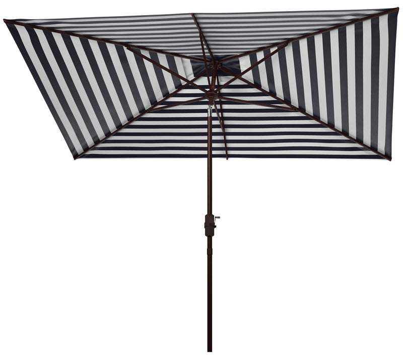 Athens 6.5' x 10' Rectangle Crank Umbrella by Safavieh — View 2