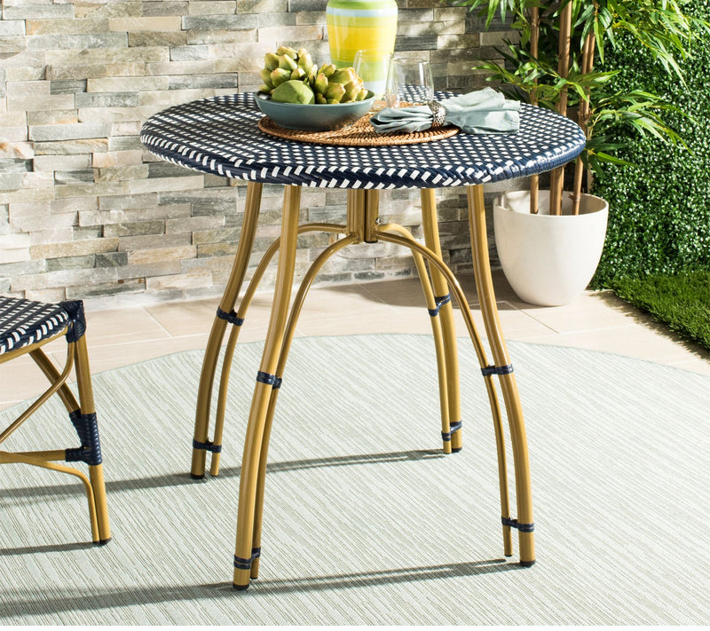 Kylie Rattan Bistro Table by Safavieh — View 2