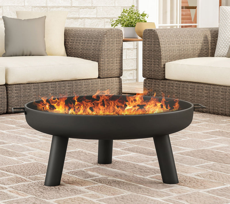 Pure Garden 27.5" Outdoor Fire Pit — View 5