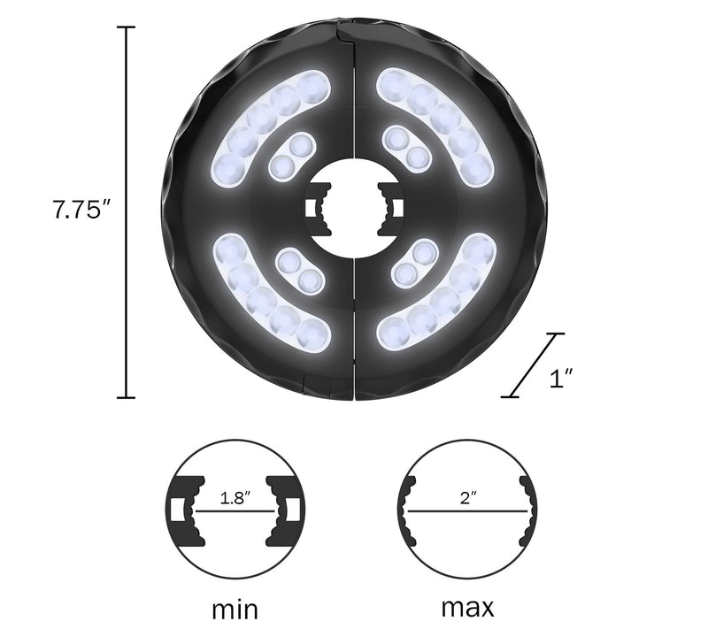 Pure Garden Cordless Rechargeable Patio Umbrella Light — View 3