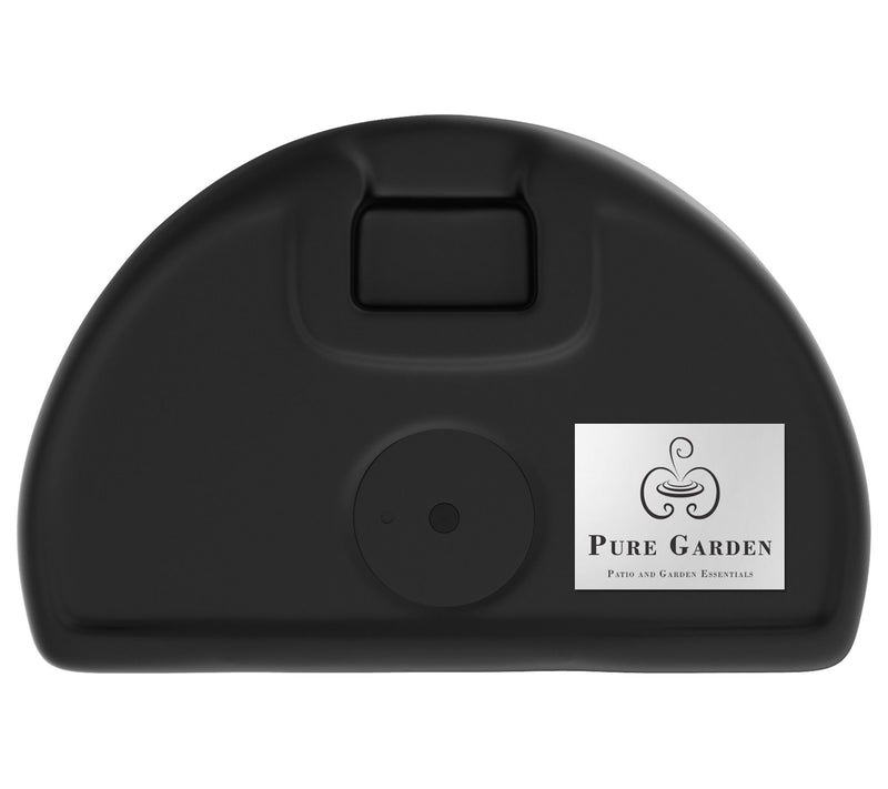 Pure Garden 34-lb Half-Moon Umbrella Base — View 7