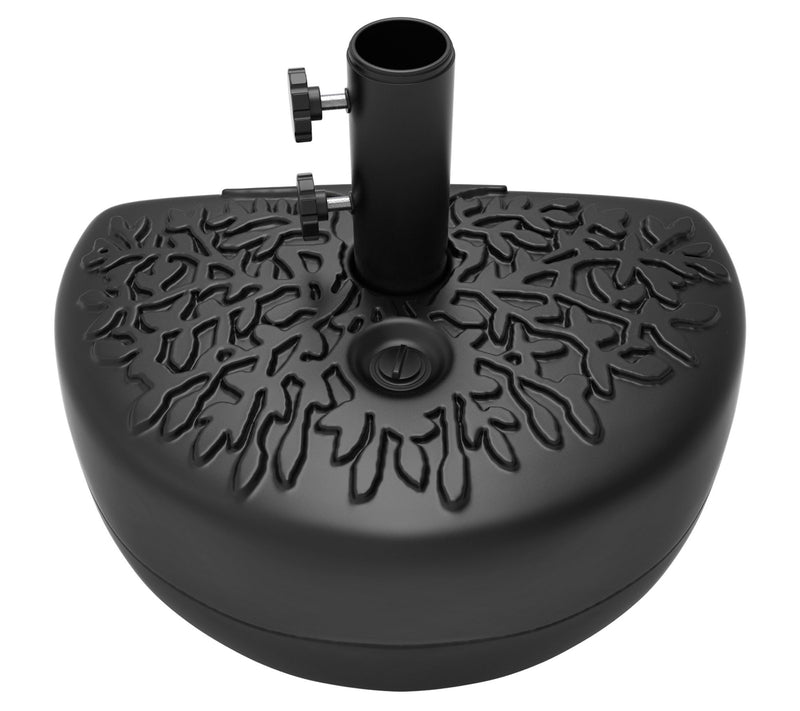 Pure Garden 34-lb Half-Moon Umbrella Base — Main view