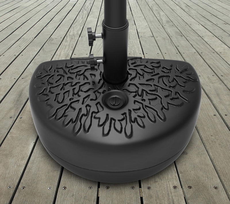 Pure Garden 34-lb Half-Moon Umbrella Base — View 2
