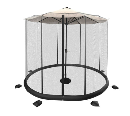 Pure Garden Patio Umbrella Mosquito Net - For 10-11' Umbrellas