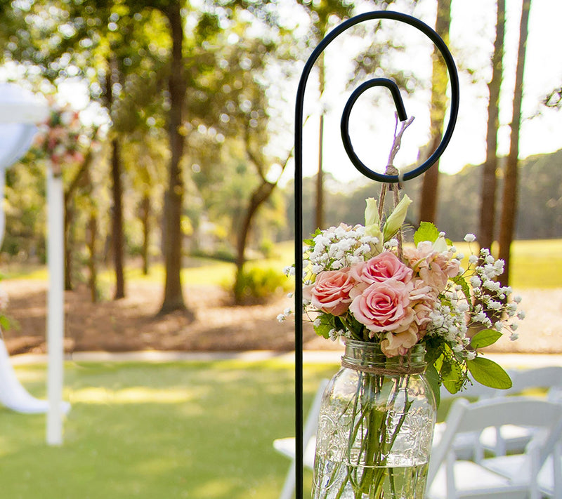 Pure Garden 35" Set of 2 Shepherd Hooks — View 4