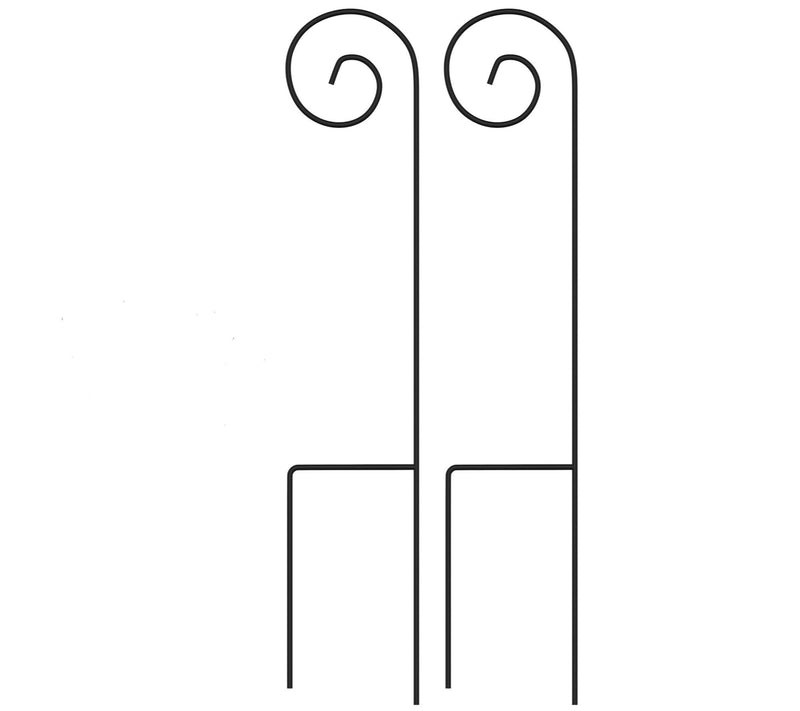 Pure Garden 35" Set of 2 Shepherd Hooks — Main view