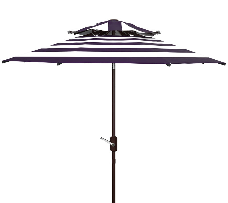 Iris Fashion Line 9' Double Top Umbrella by Safavieh — View 7
