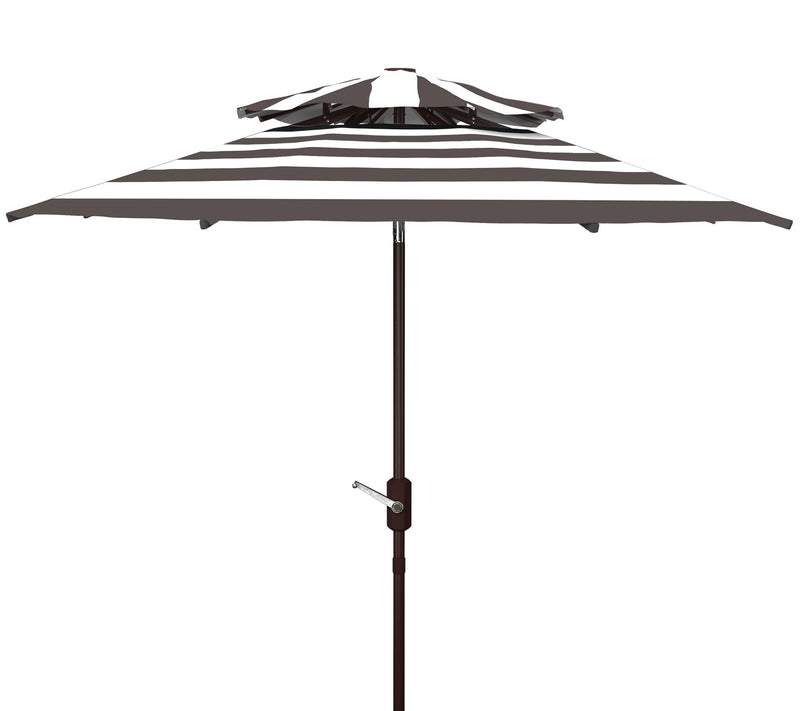 Iris Fashion Line 9' Double Top Umbrella by Safavieh — View 5