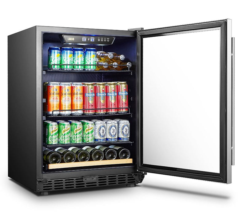 LANBO 110-Can & 6-Bottle, 30" Single Zone Wineooler — View 4