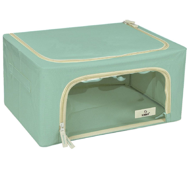 Sorbus Set of 2 Storage Box with Window, Small — View 12