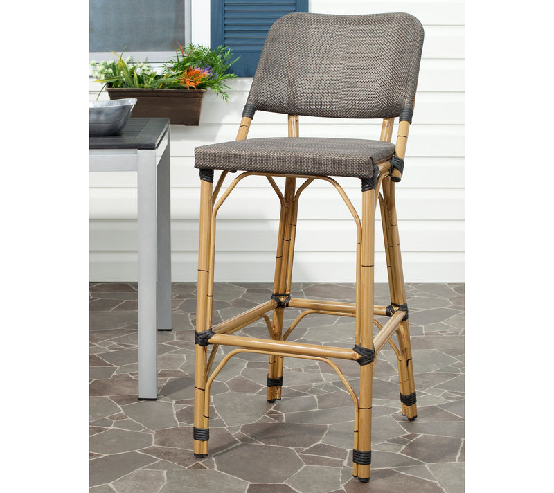 Deltana Indoor-Outdoor Stacking Bar Stool by Safavieh — View 8