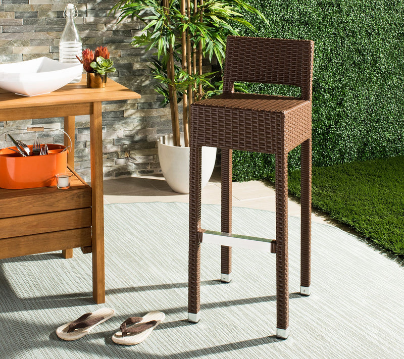 Landry Indoor-Outdoor Bar Stool by Safavieh — View 10