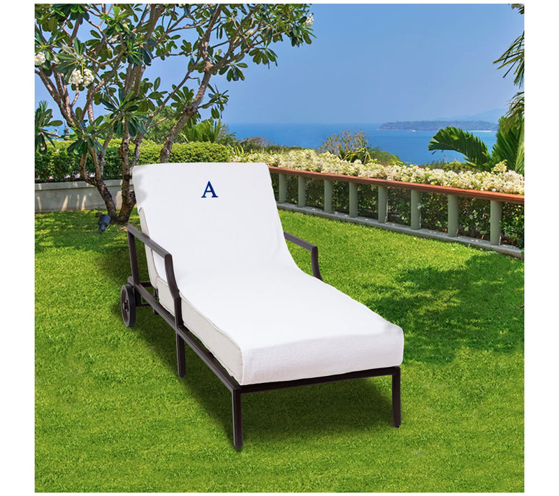 Linum Home Personalized Standard Size Chaise Lounge Cover — View 8
