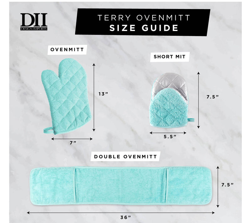 Design Imports Terry Oven Mitt Set of 2 — View 40
