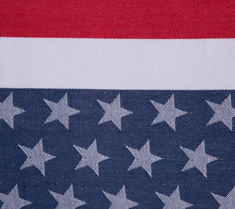 Design Imports Stars & Stripes Jacquard Table Runner 14" x 72" — View 2