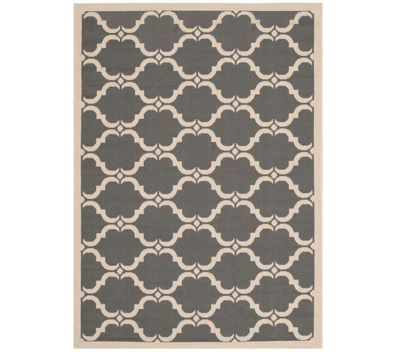 Courtyard Tile Indoor/Outdoor 6'7" x 9'6" Rug by Safavieh — Main view