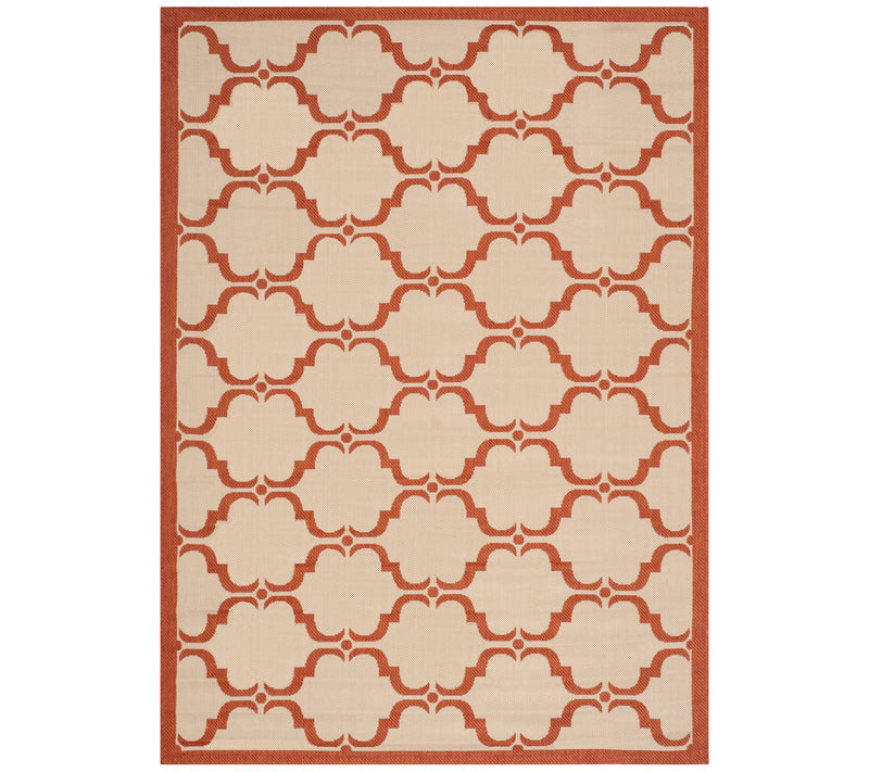 Courtyard Tile Indoor/Outdoor 6'7" x 9'6" Rug by Safavieh — View 13