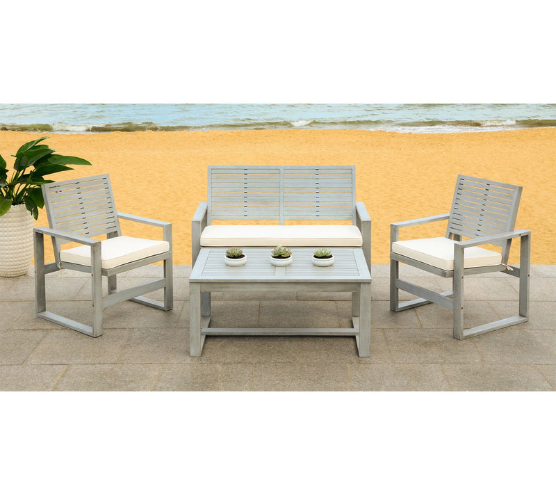Ozark 4-Piece Outdoor Living Set by Safavieh — View 6