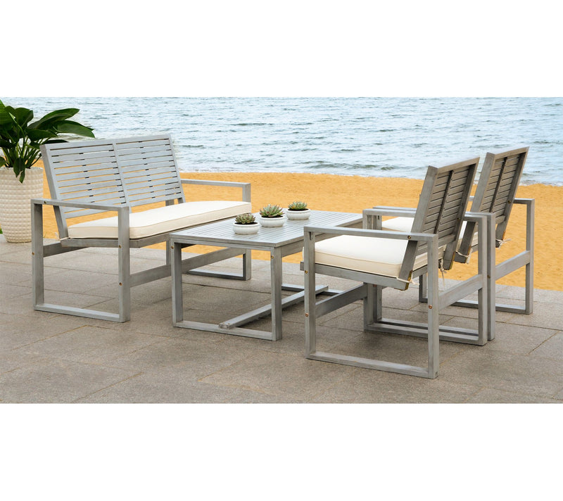 Ozark 4-Piece Outdoor Living Set by Safavieh — View 8