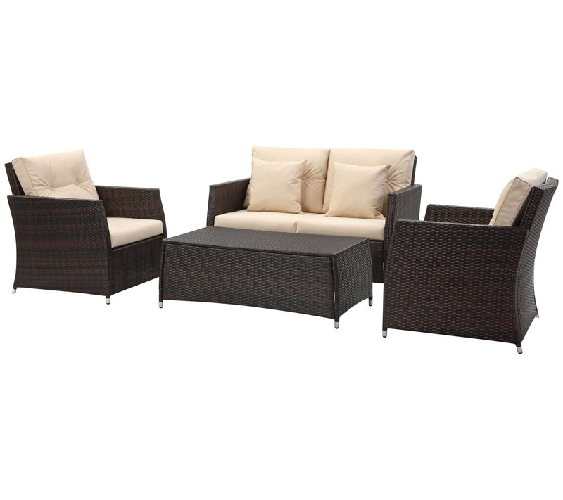 Parry 4-Piece Outdoor Living Set by Safavieh — View 2