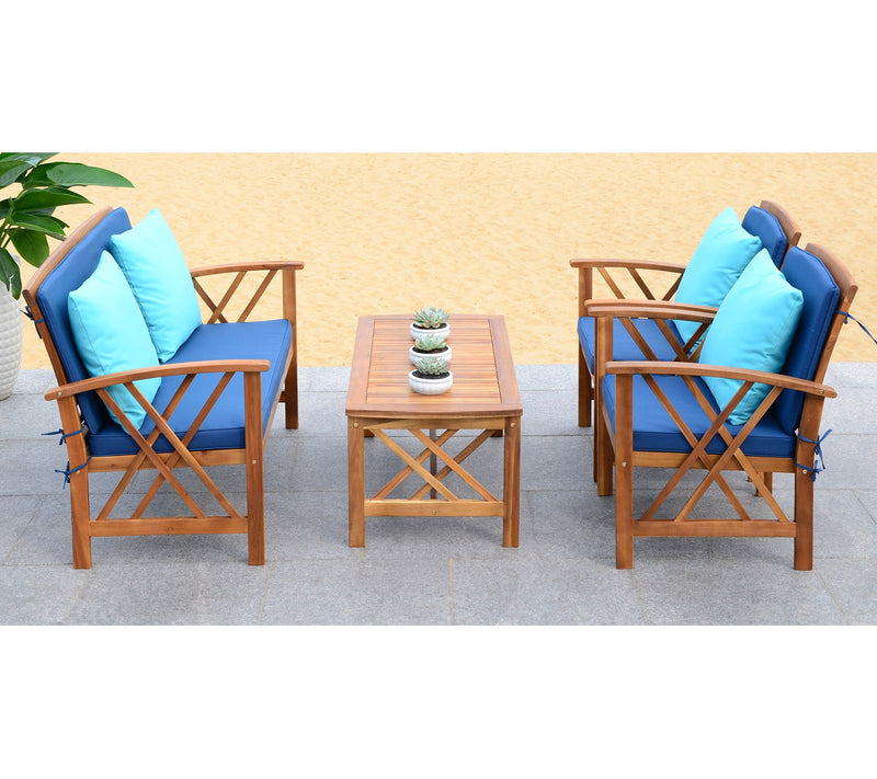 Fontana 4-Pc Outdoor Set by Safavieh — View 7