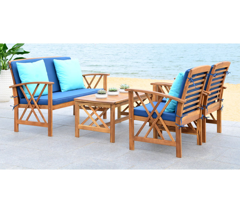 Fontana 4-Pc Outdoor Set by Safavieh — View 8