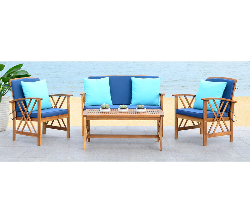 Fontana 4-Pc Outdoor Set by Safavieh — View 6