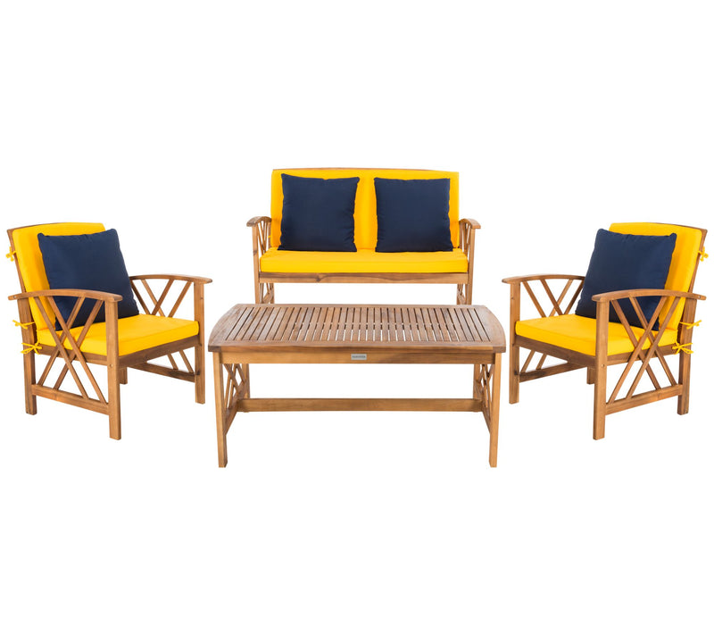 Fontana 4-Pc Outdoor Set by Safavieh — View 5