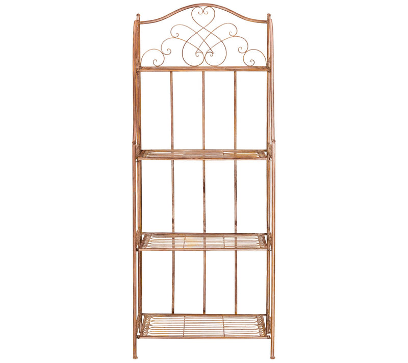 Amaris Wrought Iron 4-Tier Outdoor Baker's Rackby Safavieh — Main view