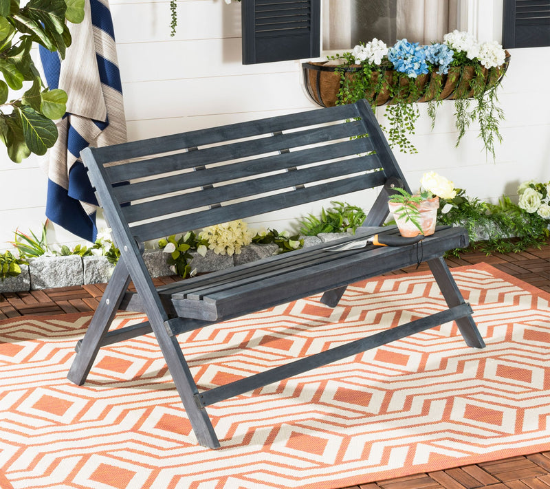 Luca Folding Bench by Safavieh — View 2