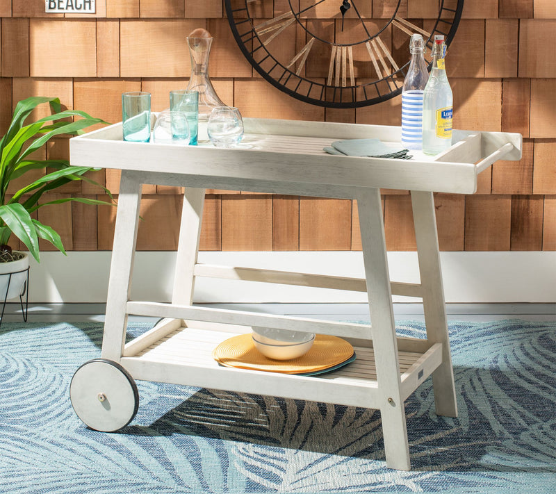 Renzo Indoor/Outdoor Bar Cart by Safavieh — View 4