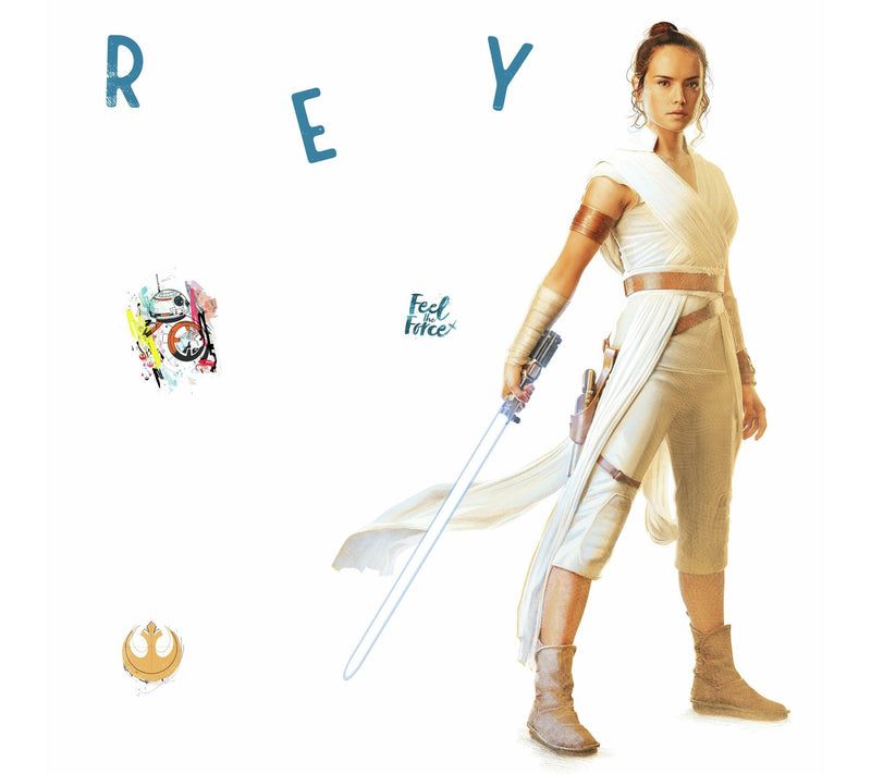 Star Wars Episode IX Rey Peel and Stick Giant Wall Decals — View 2