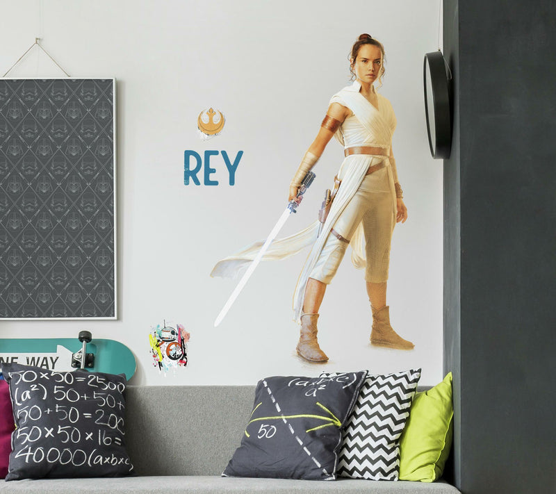 Star Wars Episode IX Rey Peel and Stick Giant Wall Decals — View 5