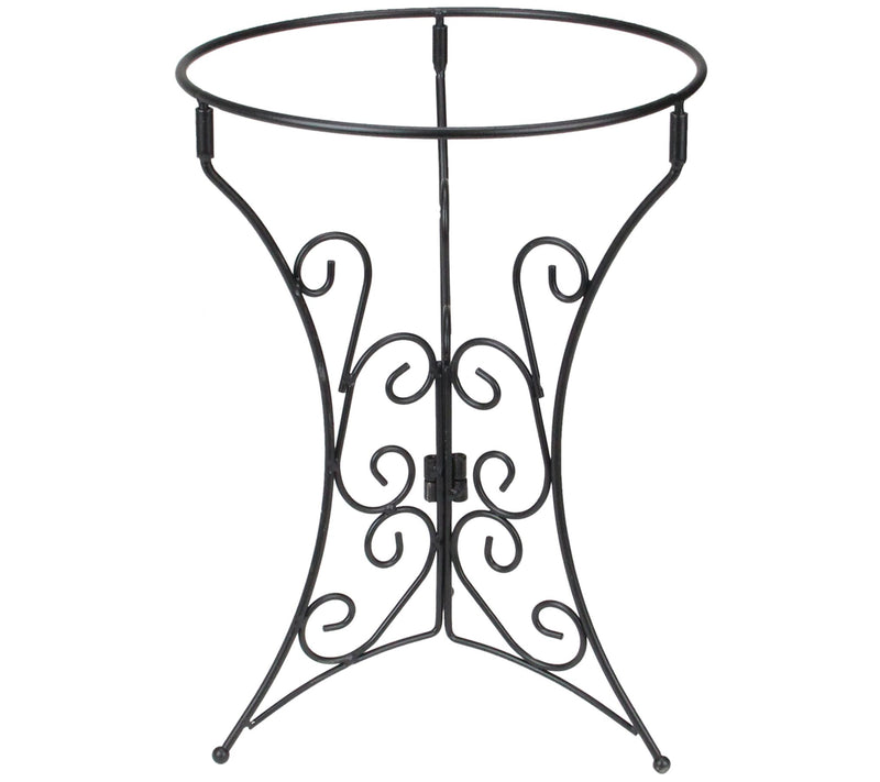 Northlight Black Ornate Standing Garden Gazingall Stand — Main view