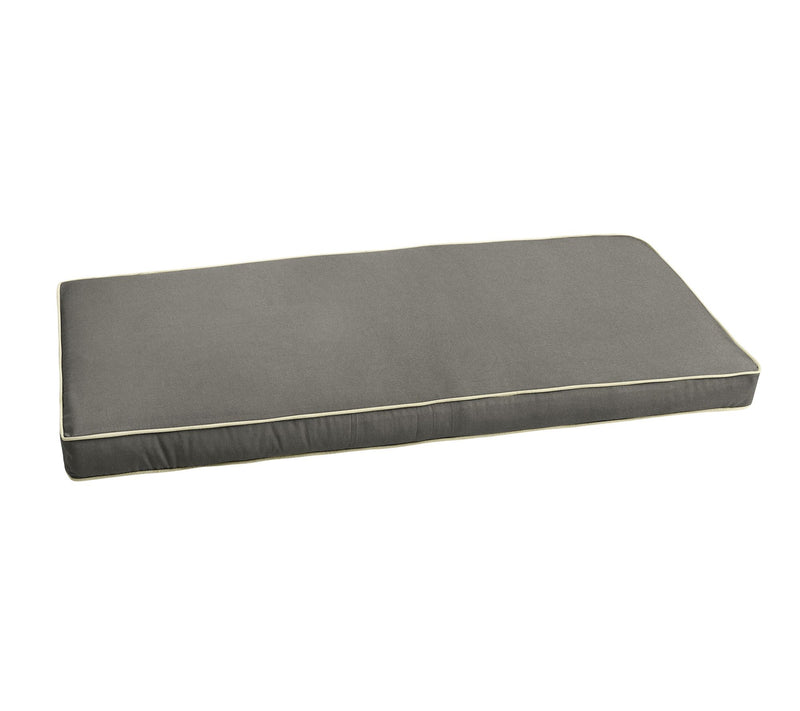 Sunbrella Indoor/Outdoor Corded Bench Cushion — View 3