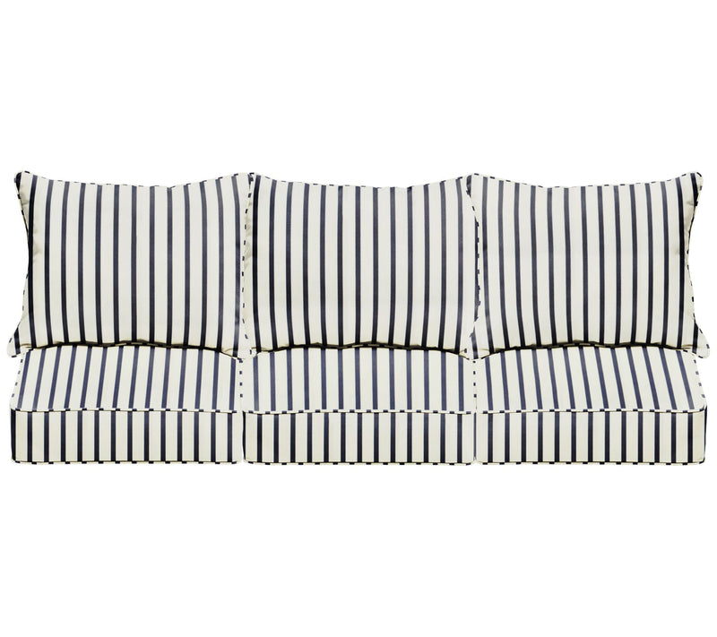 Sunbrella Deep Seating Sofa Pillow & CushionSet 23x25x5 — Main view